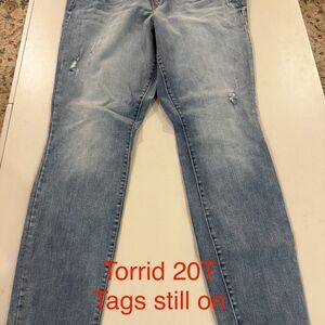 Torrid Light Blue Skinny Jeans